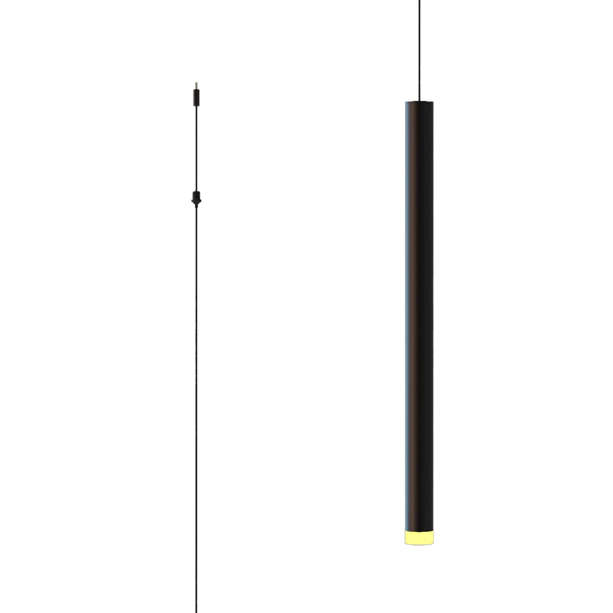 M9333  Modular Cala 3.5 x 53cm Body 2.5m Drop Assembly Pendant With A DC Plug, 4.5W LED, 3000K, 430lm, Sand Black, 5yrs Warranty